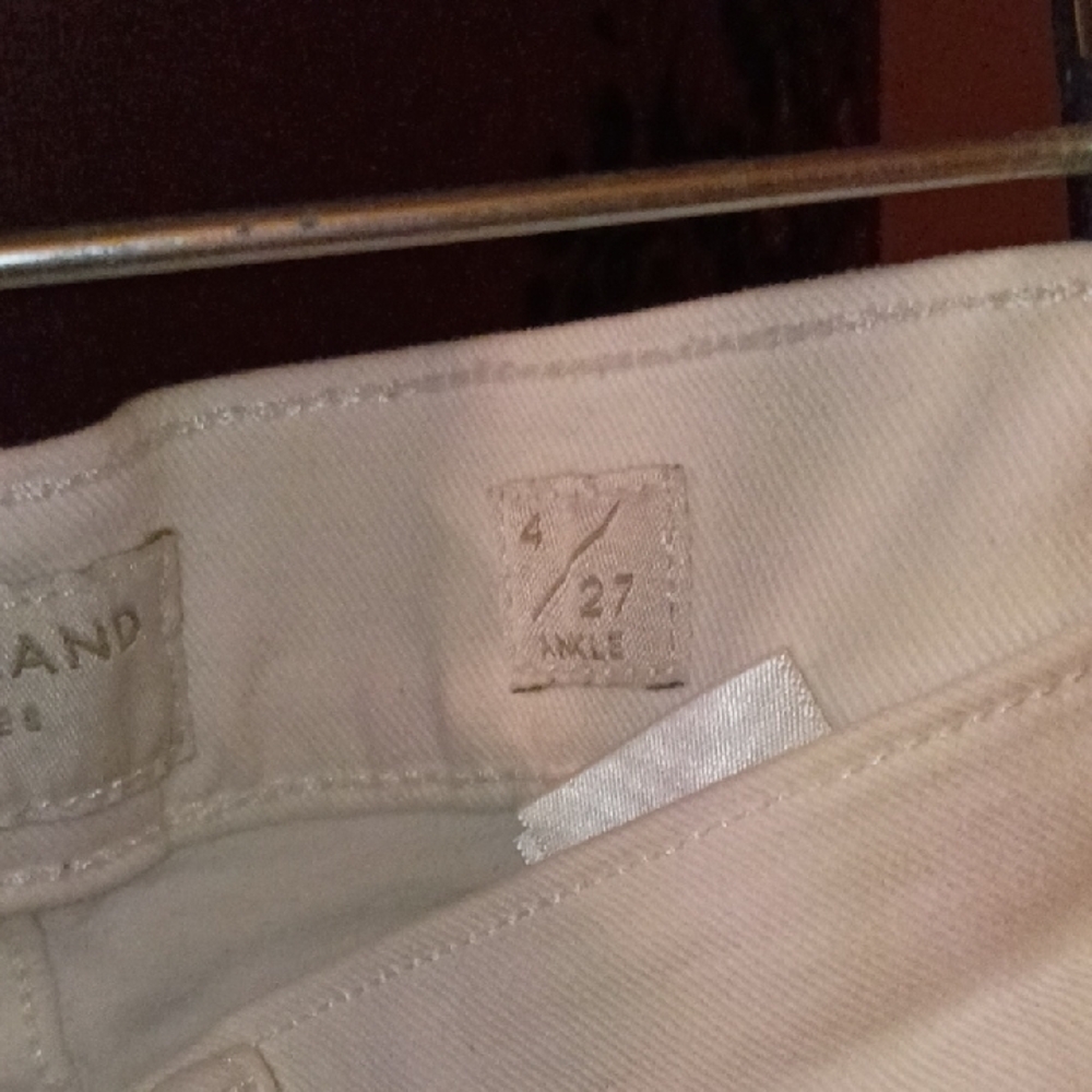 Lucky Brand High-Rise White Button-Fly Jeans - Picture 3 of 8